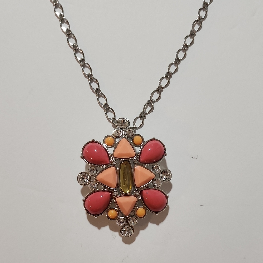 Lia Sophia Sherbert Necklace with Removable Pendant 32"-35"